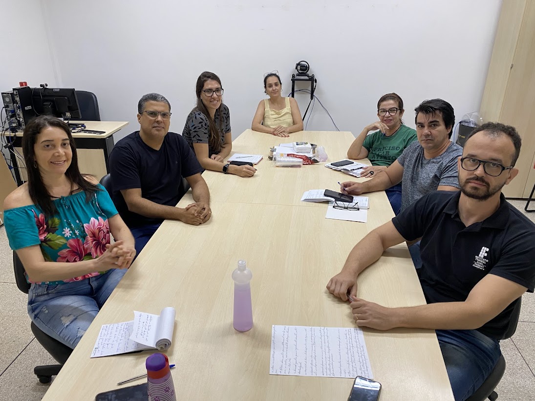 Reunião com a equipe da Coordenação de Apoio Pedagógico ao Discente